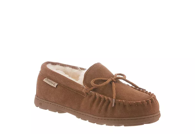 Bearpaw Womens Mindy Wide Slipper - Dark Brown