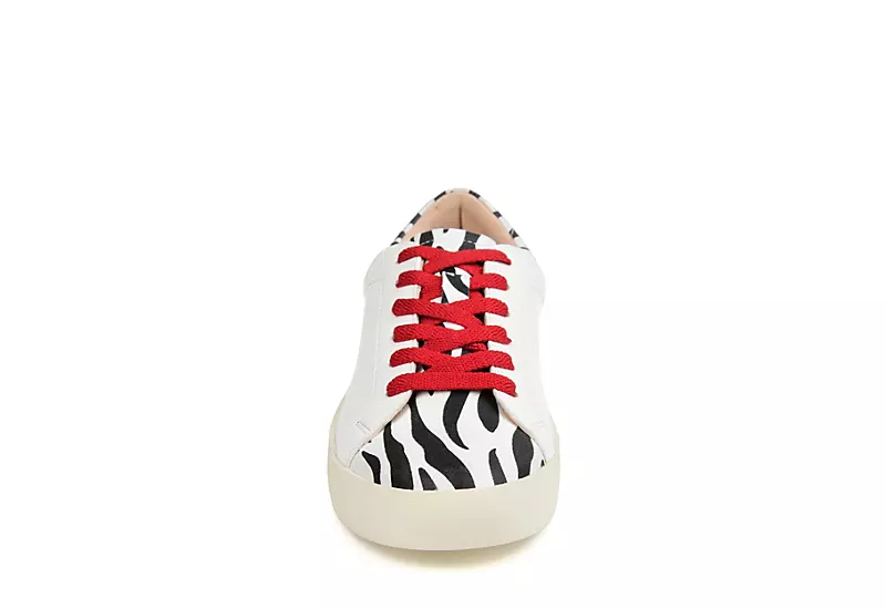 Journee Collection Womens Erica Sneaker - Zebra - Image 3