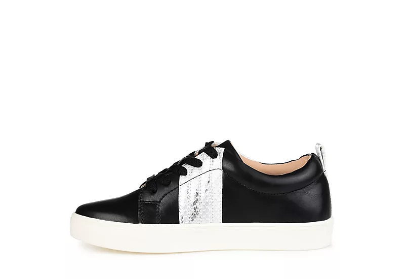 Journee Collection Womens Raaye Sneaker - Black - Image 4