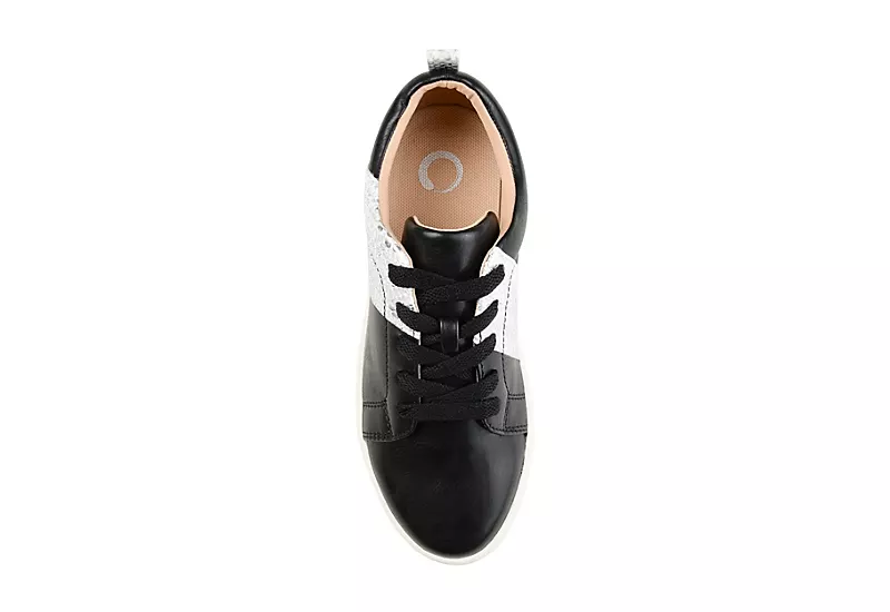 Journee Collection Womens Raaye Sneaker - Black - Image 6