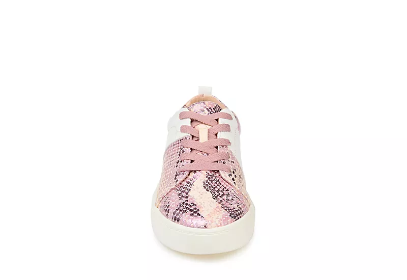 Journee Collection Womens Raaye Sneaker - Pink - Image 3
