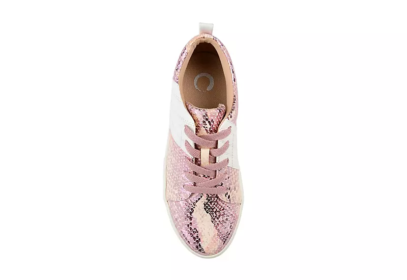 Journee Collection Womens Raaye Sneaker - Pink - Image 6