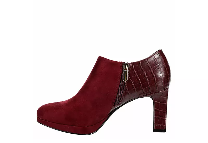 Xappeal Womens Ayla Bootie - Burgundy - Image 4