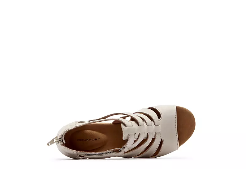 Rockport Womens Briah Gladiator Sandal - Taupe - Image 4