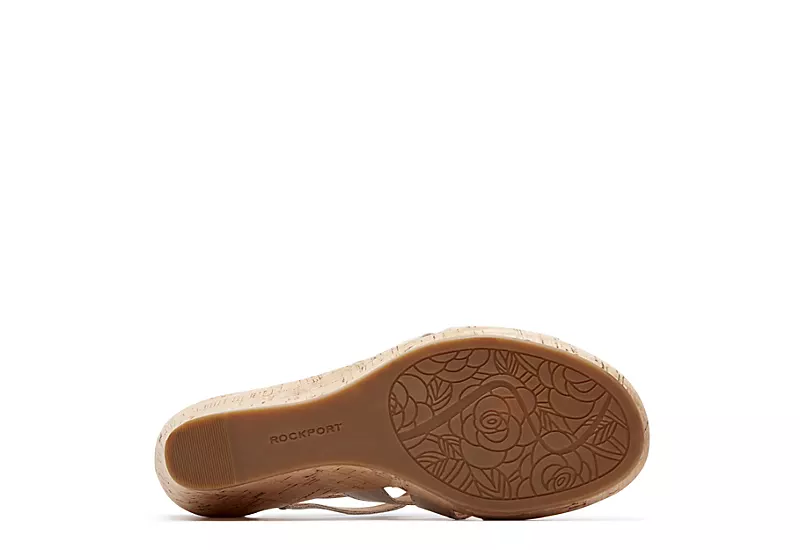 Rockport Womens Briah Gladiator Sandal - Taupe - Image 5