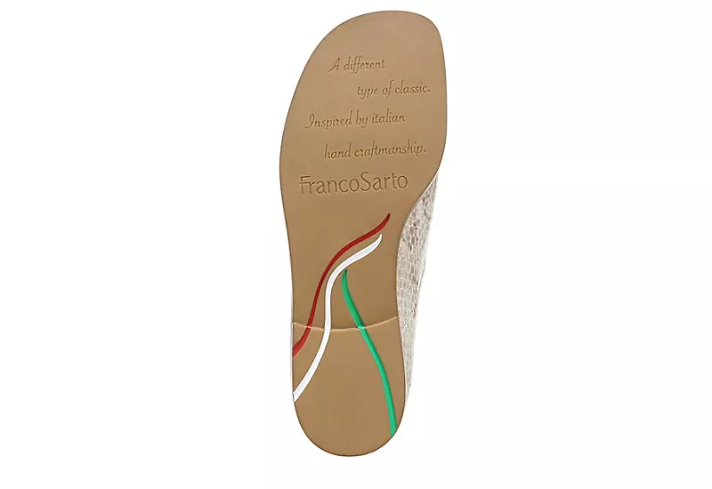 Franco Sarto Womens Bocca Bling Loafer - Beige - Image 7