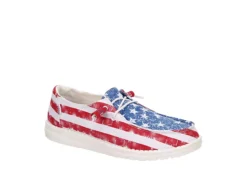 Heydude Womens Wendy Slip On Sneaker - Red