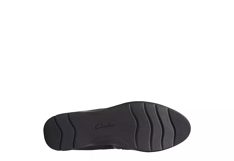 Clarks Womens Jeanette Ease Flat - Black - Image 7