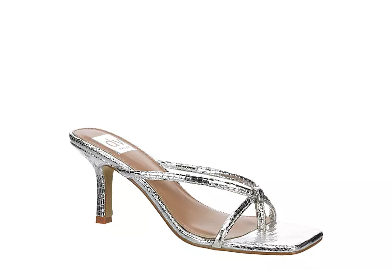 Dv By Dolce Vita Womens Zanna Slide Sandal - Silver