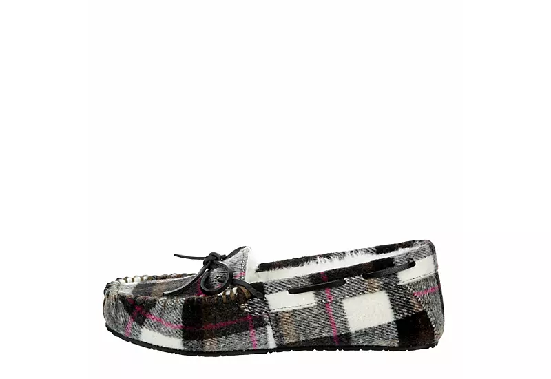 Minnetonka Womens Marj Moc Slipper - Plaid - Image 4