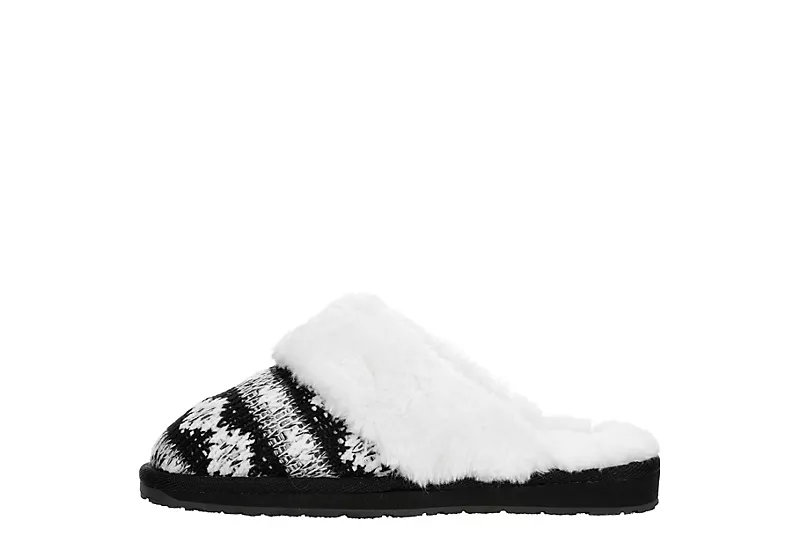 Minnetonka Womens Twyla Scuff Slipper - Black - Image 4