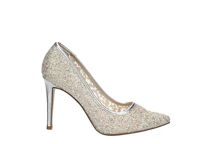 Michael By Michael Shannon Womens Rochelle Pump - Silver - Image 2