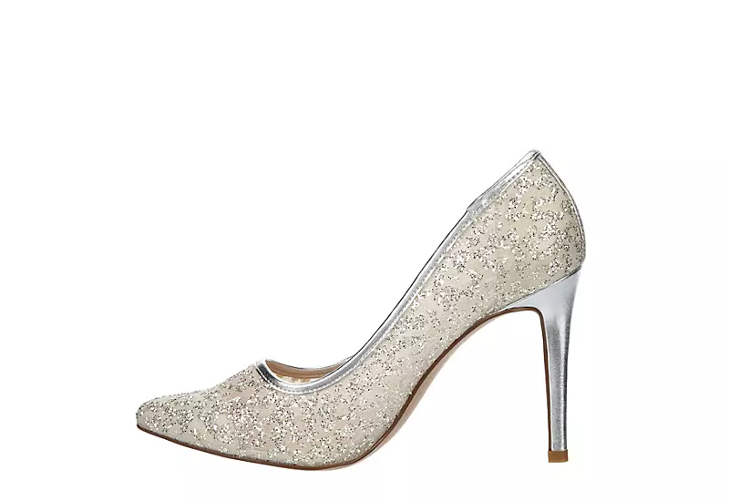 Michael By Michael Shannon Womens Rochelle Pump - Silver - Image 4
