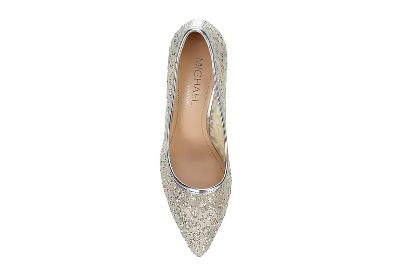 Michael By Michael Shannon Womens Rochelle Pump - Silver - Image 6