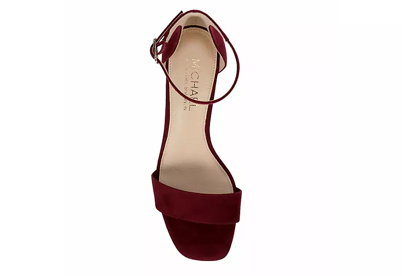 Michael By Michael Shannon Womens Stella Sandal - Wine - Image 6