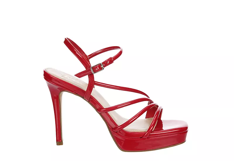 Xappeal Womens Meghan Platform Sandal - Red - Image 2