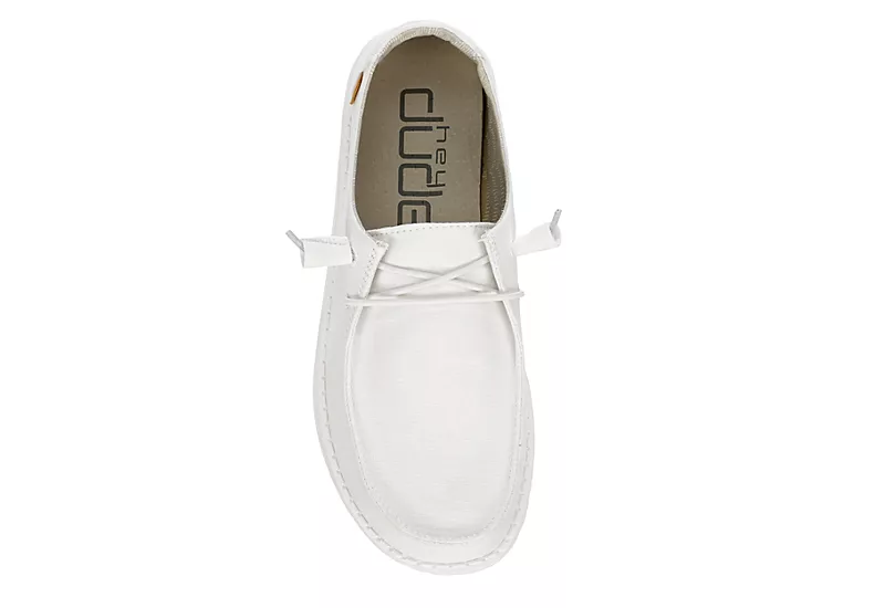 Heydude Womens Wendy Slip On Sneaker - White - Image 6