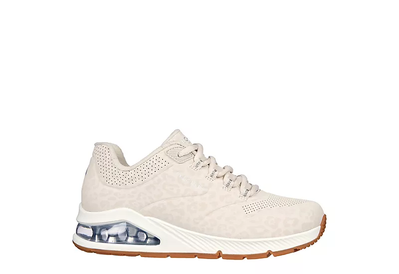 Skechers Womens Uno 2 Sneaker - Off White - Image 2