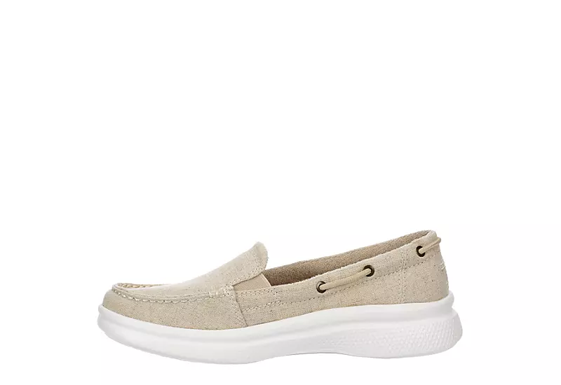 Skechers Womens Arch Fit Skipper Beyond Swell Slip On Sneaker - Natural - Image 4