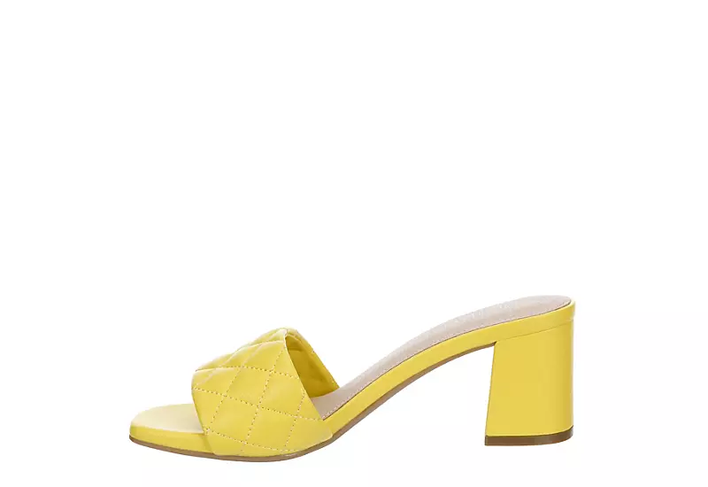 Michael By Michael Shannon Womens Riya Slide Sandal - Yellow - Image 4
