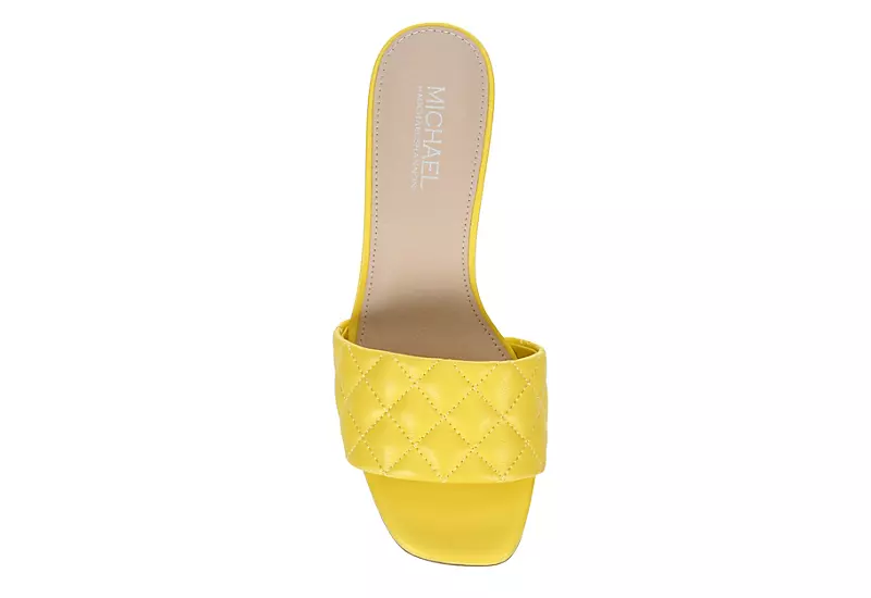 Michael By Michael Shannon Womens Riya Slide Sandal - Yellow - Image 6