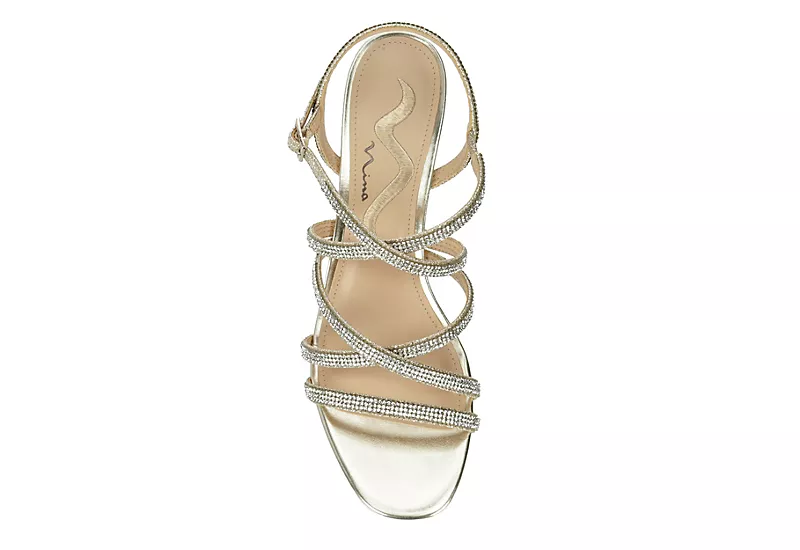 N By Nina Womens Bloom Sandal - Champagne - Image 6