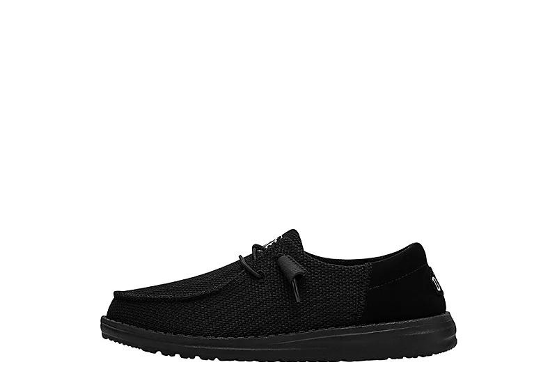 Heydude Womens Wendy Slip On Sneaker - Black - Image 4