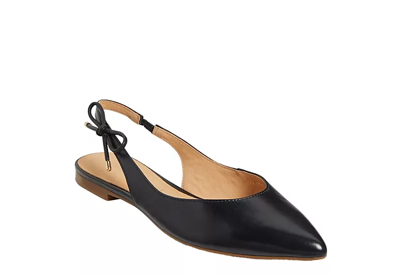 Jack Rogers Womens Serena Slingback Flat - Black