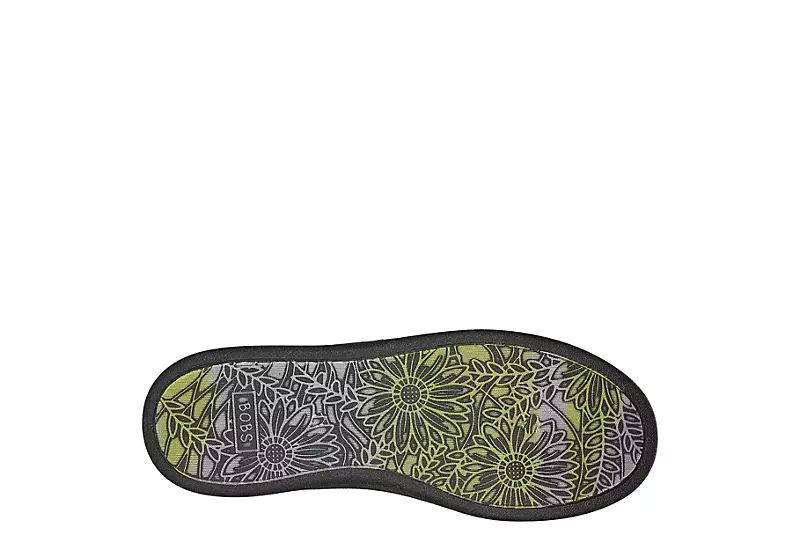 Skechers Womens D Vine Slip On Sneaker - Black - Image 5