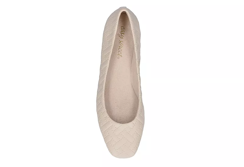 Easy Street Womens Mazi Flat - Bone - Image 6
