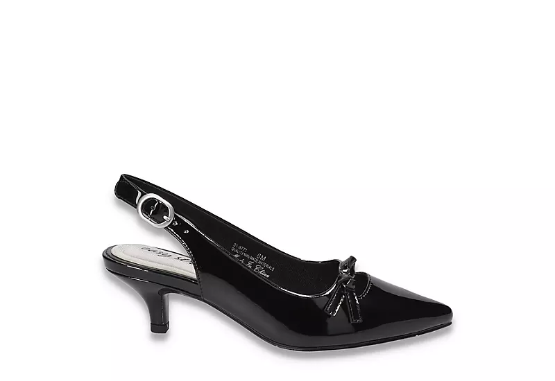 Easy Street Womens Emerin Slingback Pump - Black - Image 2