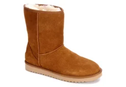 Koolaburra By Ugg Womens Koola Short Fur Boot - Rust