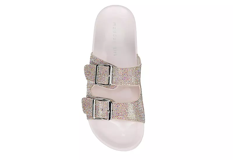 Madden Girl Womens Teddy Footbed Slide Sandal - Blush - Image 6