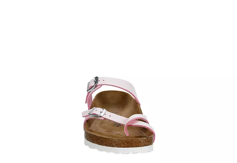 Birkenstock Womens Mayari Footbed Sandal - Pale Pink - Image 3