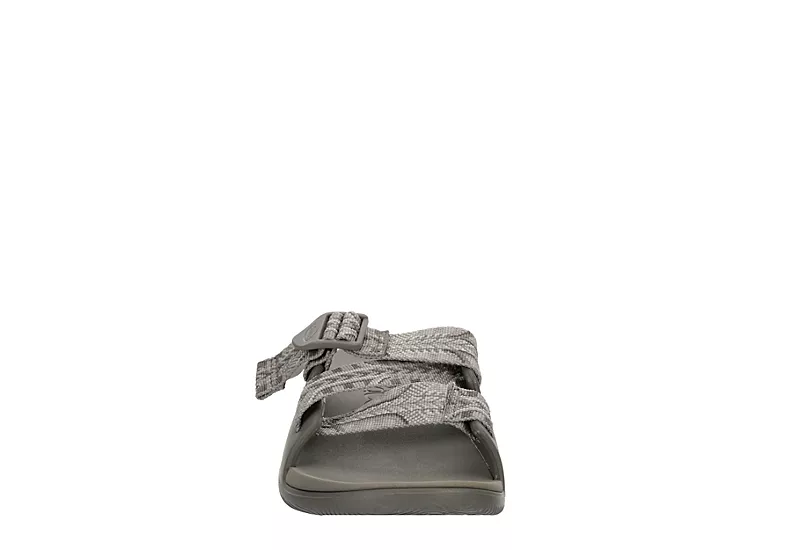 Chaco Womens Chillos Slide Sandal - Dark Grey - Image 3