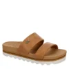 Reef Womens Banded Horizon Hi Slide Sandal - Tan