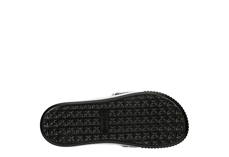 Puma Womens Platform Slide Zellige Sandal - Black - Image 7