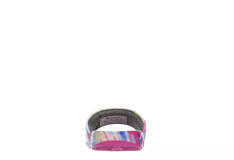 Champion Womens Mega Slide Tie Dye Slide Sandal - Pink - Image 5