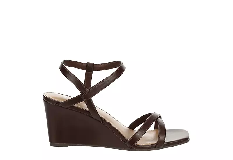 Michael By Michael Shannon Womens Lulu Wedge Sandal - Espresso - Image 2