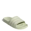 Adidas Womens Adilette Aqua Slide Sandal - Pale Green