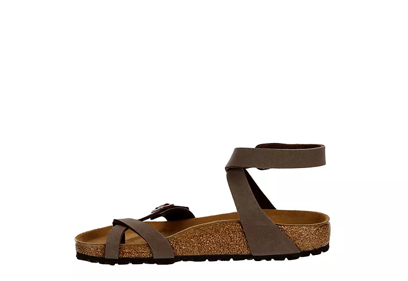 Birkenstock Womens Yara Footbed Sandal - Brown - Image 4
