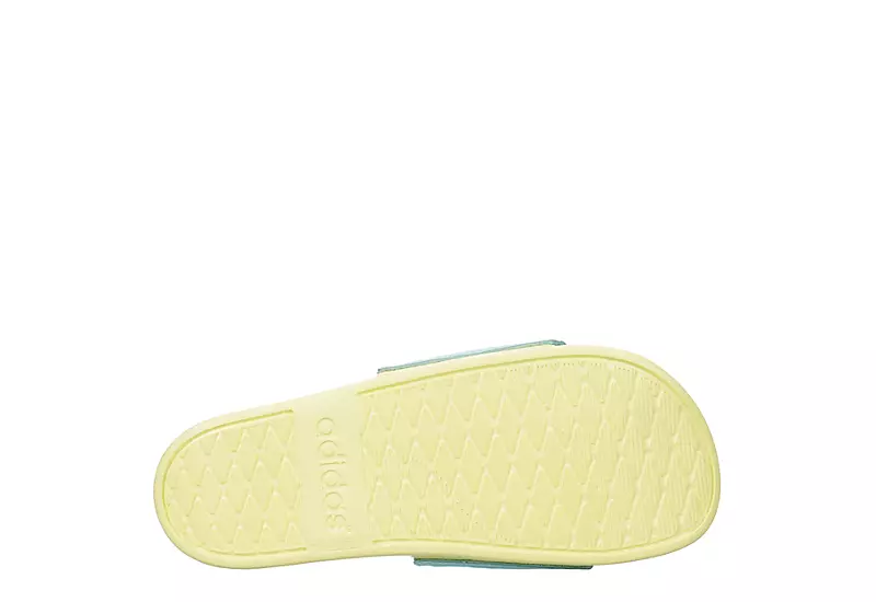 Adidas Womens Adilette Comfort Slide Sandal - Aqua - Image 7