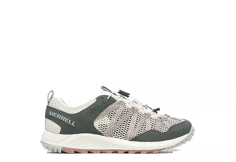 Merrell Womens Wildwood Aerosport Aqua Shoe - Stone - Image 2