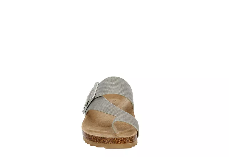 Bjorndal Womens Laurie Footbed Sandal - Grey - Image 3