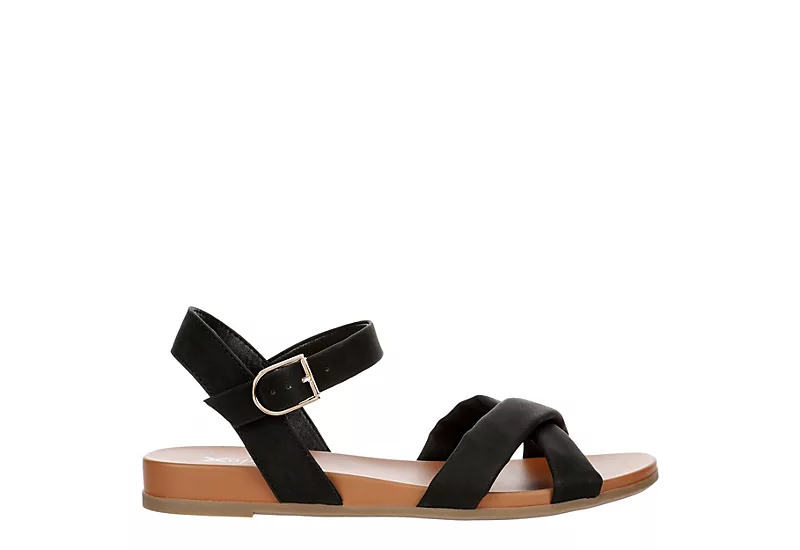 Xappeal Womens Rayna Sandal - Black - Image 2