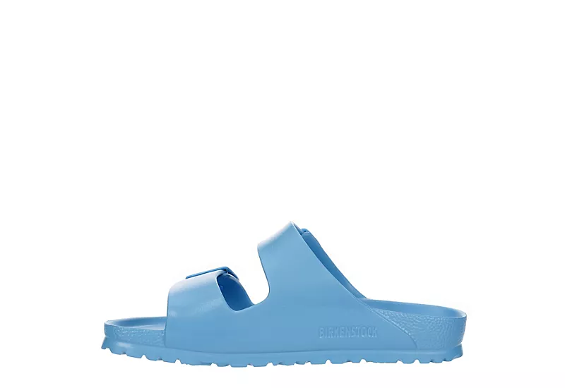 Birkenstock Womens Arizona Essentials Slide Sandal - Light Blue - Image 4