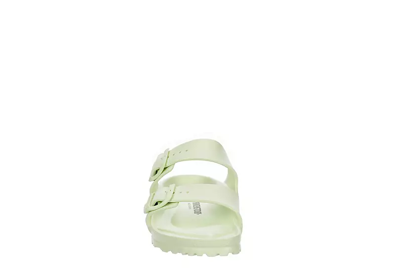 Birkenstock Womens Arizona Essentials Slide Sandal - Lime - Image 3