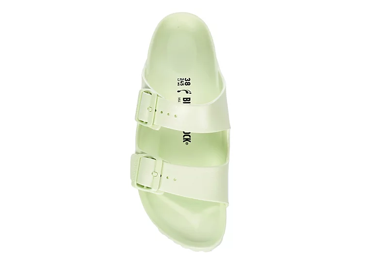 Birkenstock Womens Arizona Essentials Slide Sandal - Lime - Image 6