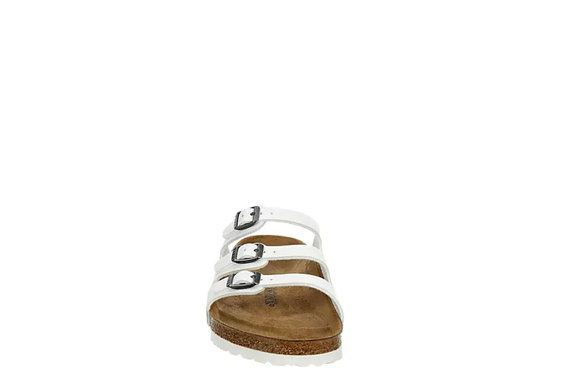 Birkenstock Womens Florida Soft Footbed Sandal - White - Image 3