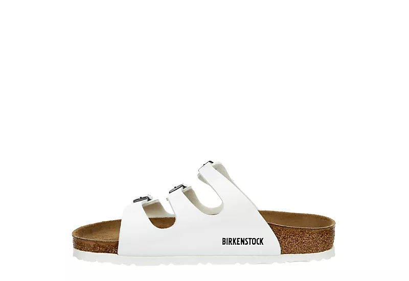 Birkenstock Womens Florida Soft Footbed Sandal - White - Image 4